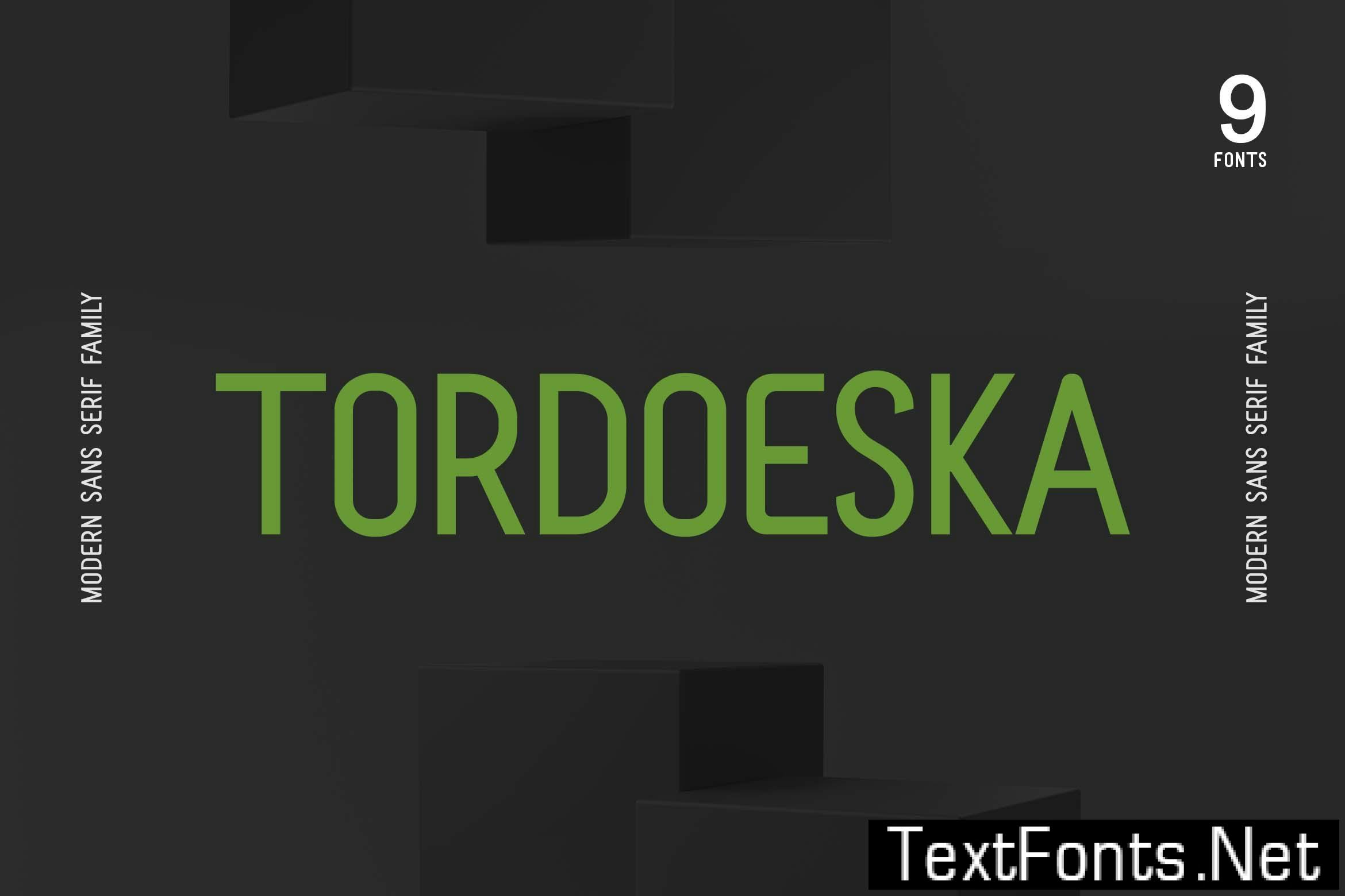 Tordoeska Sans Serif Font EPY9XRN