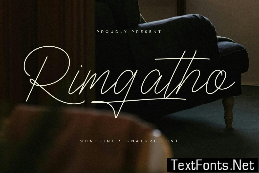 Rimgatho Monoline Signature Font RU5WYYP