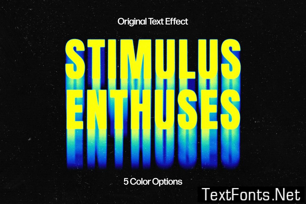 Trippy Melting Text Effect V7742XZ