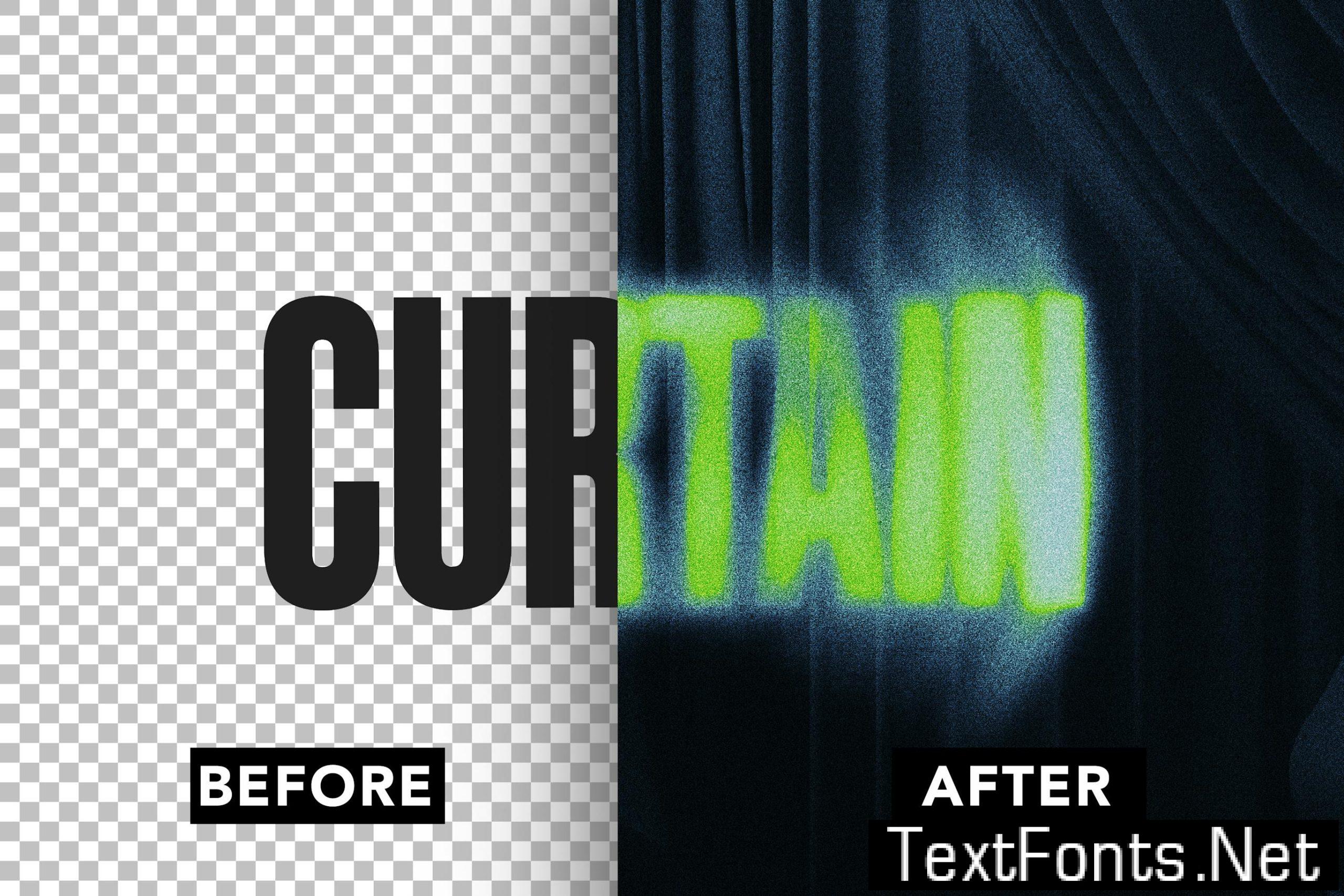 Grain Blur Text Effect Q9TSK7C
