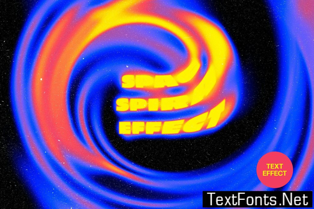 Liquid Spiral Text Effect 8JMXPSX