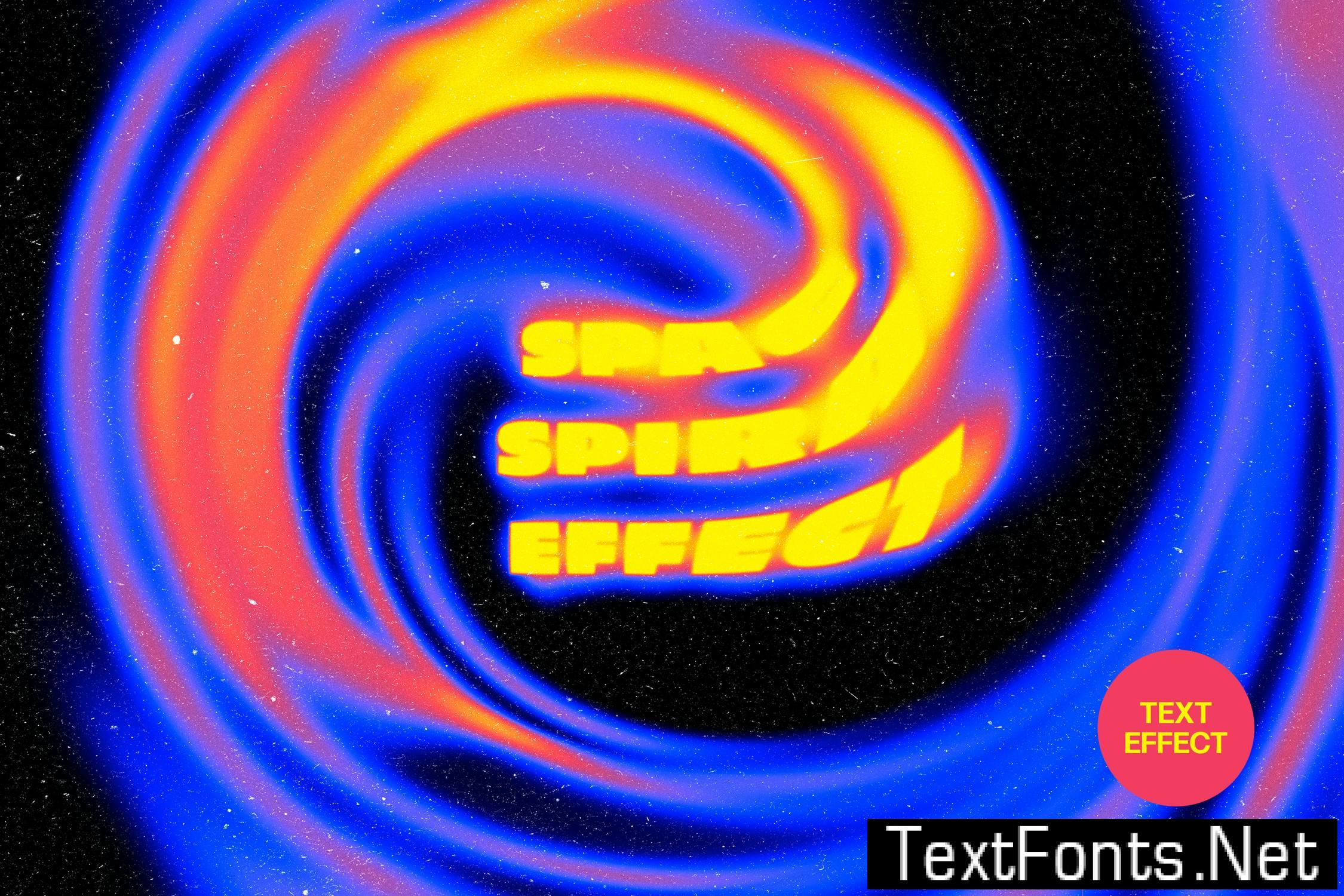 Liquid Spiral Text Effect 8JMXPSX