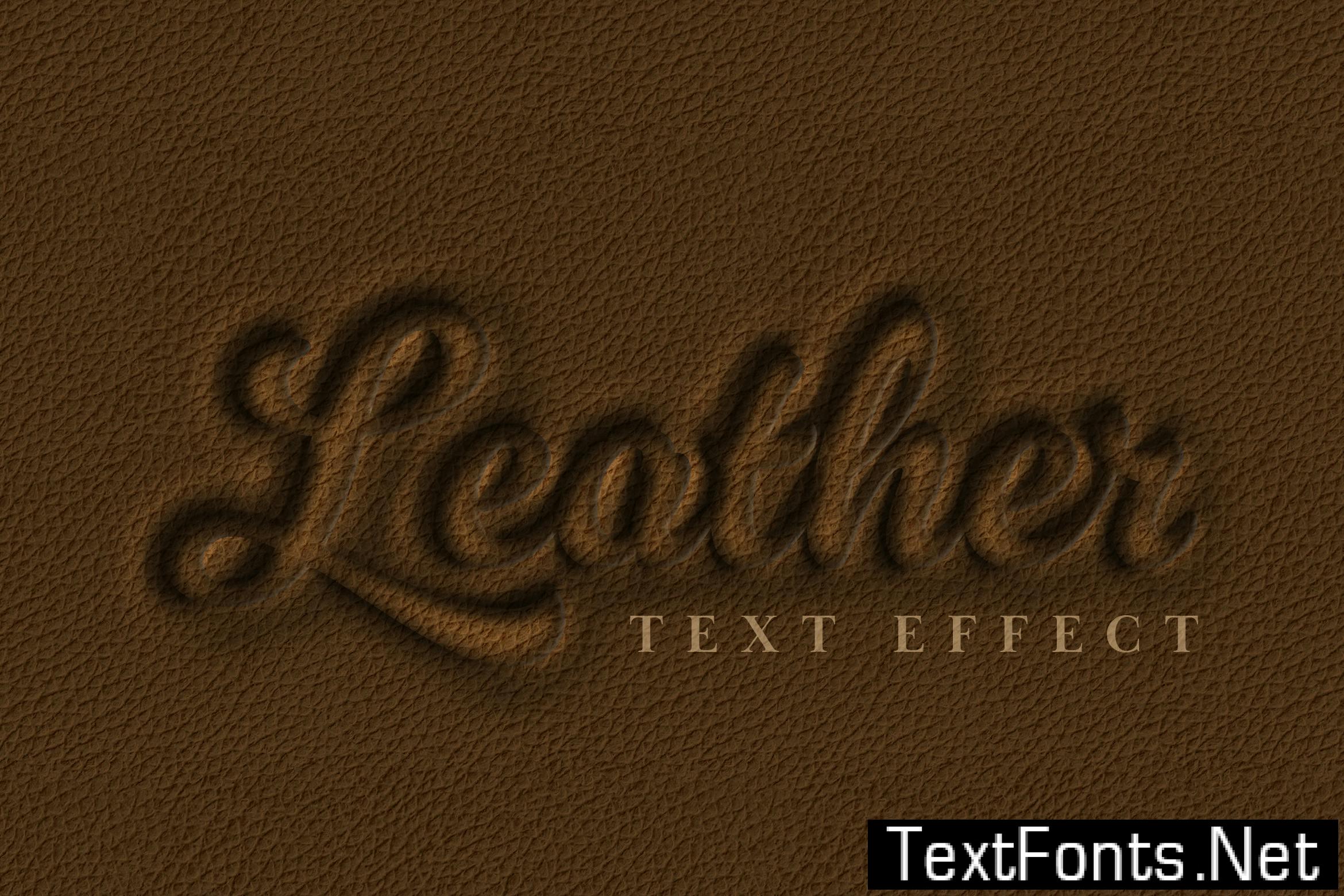 Embossed Leather Texture Effect 4YQUB76