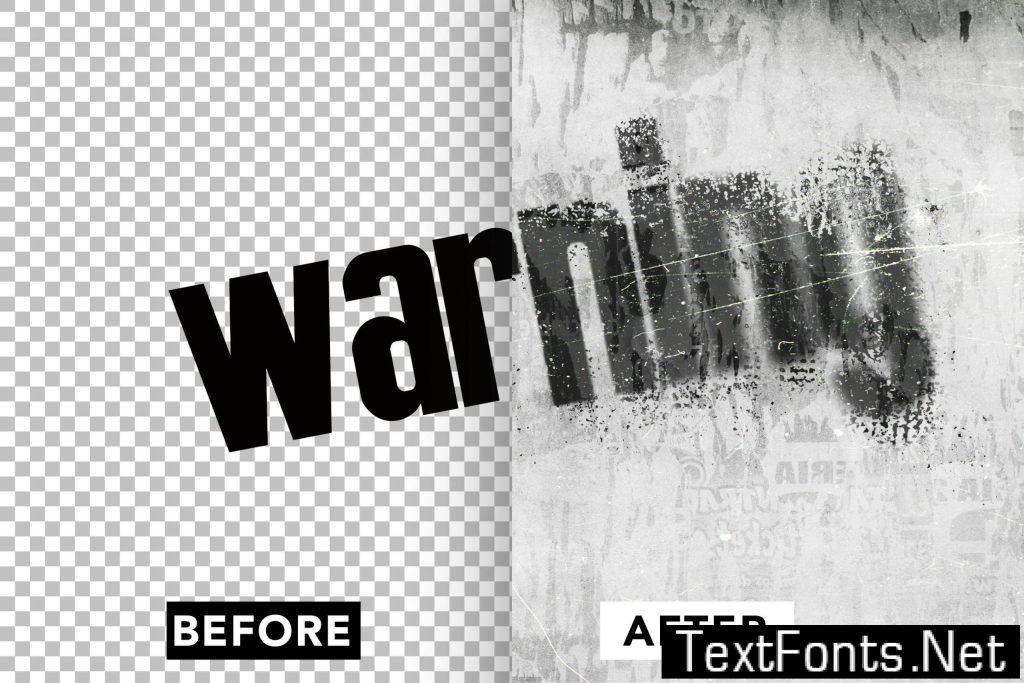 Glued Grunge Text Effect 9GETGTR