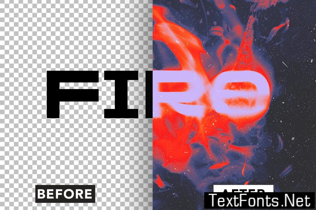 Blur Motion Text Effect RLYE7FH