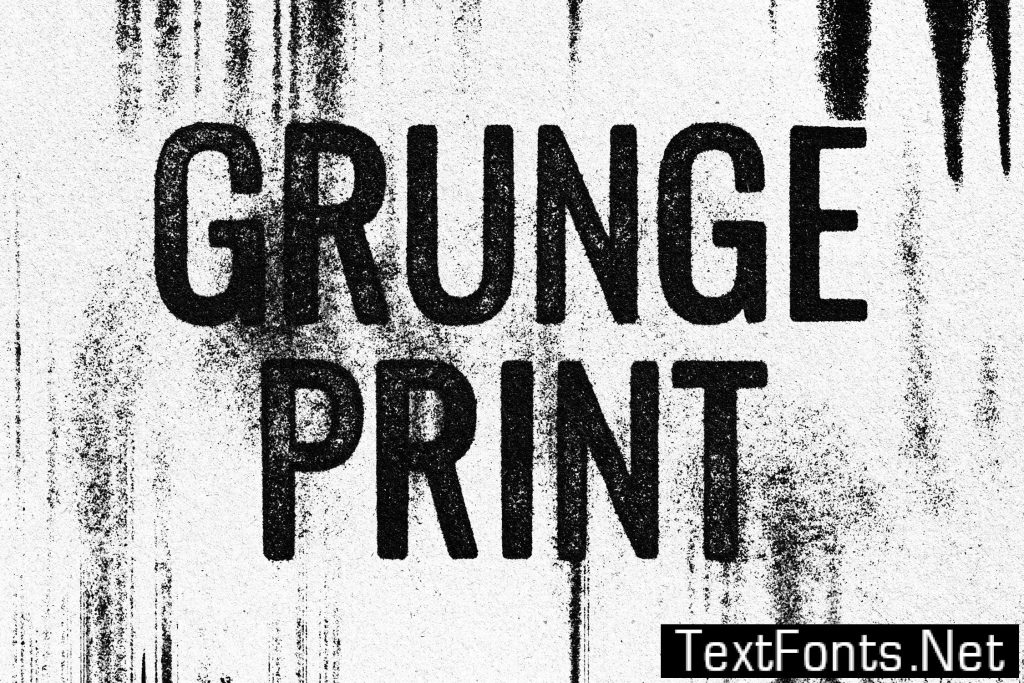 Grunge Print Text Effect YQ3Z3BF