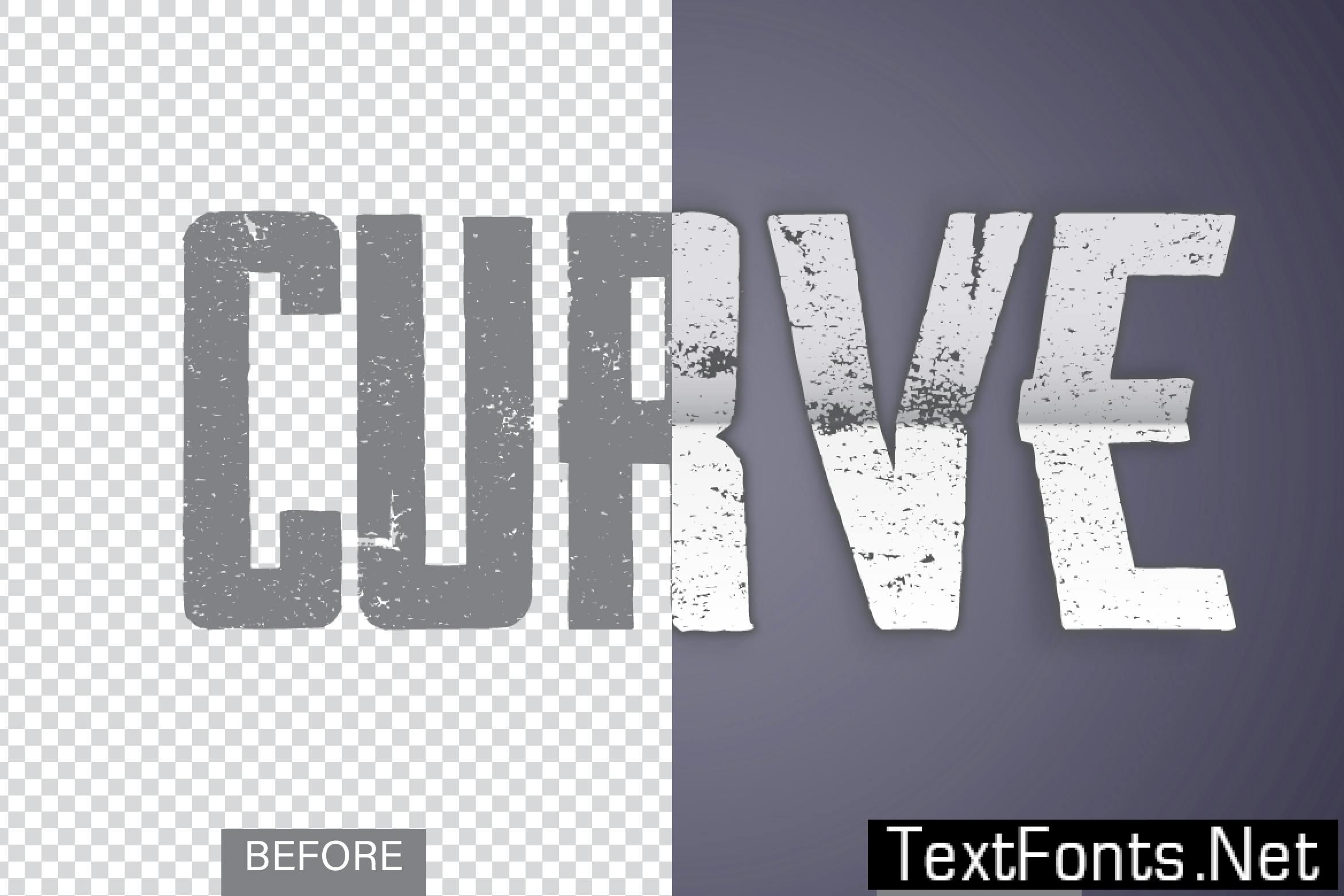 Curve Text Effect HS5UPPC