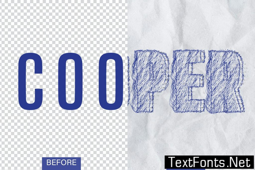 Cooper Scribbles Text Effect B2LC7UT