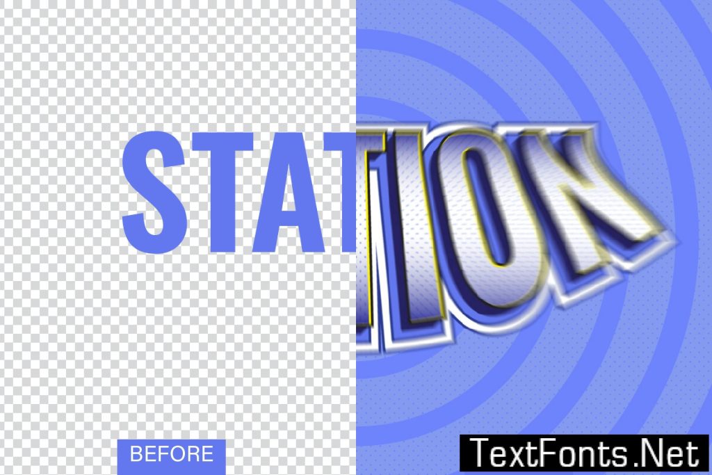 Station Blur Text Effect 7UZQJCN