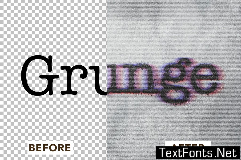 Grunge Text Effect TLAVCLP