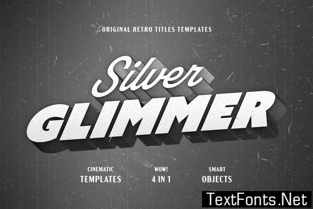 Retro Titles Text Effect PQ627C5