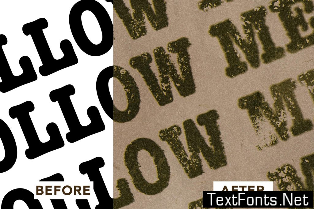 Old Paper Grunge Text Effect 87JTPJR