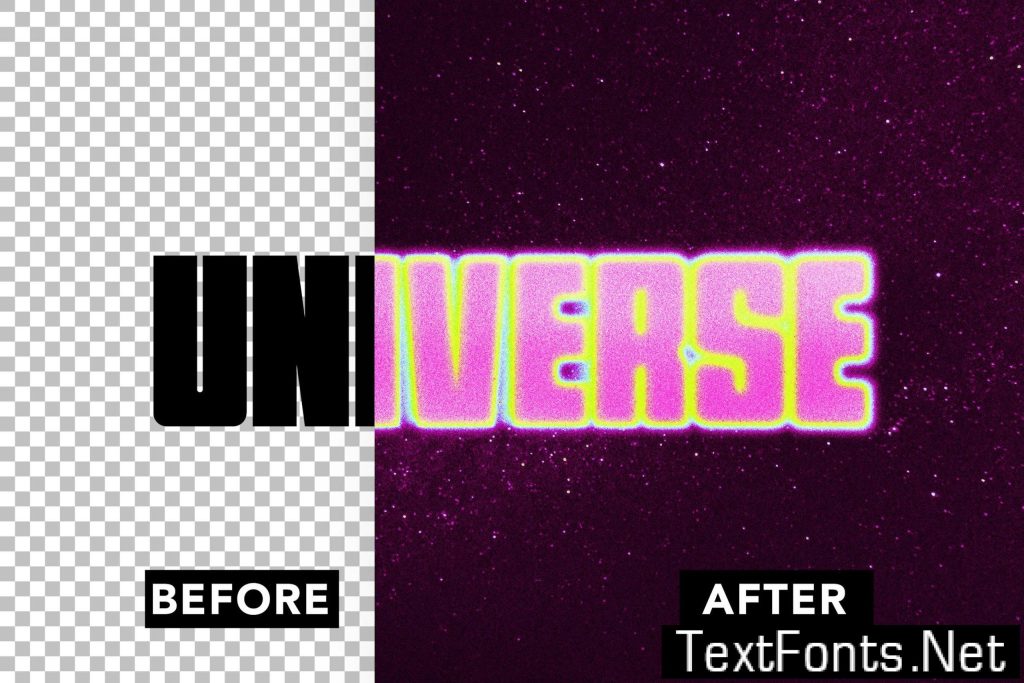 Motion Blur Text Effect SGVGYKV