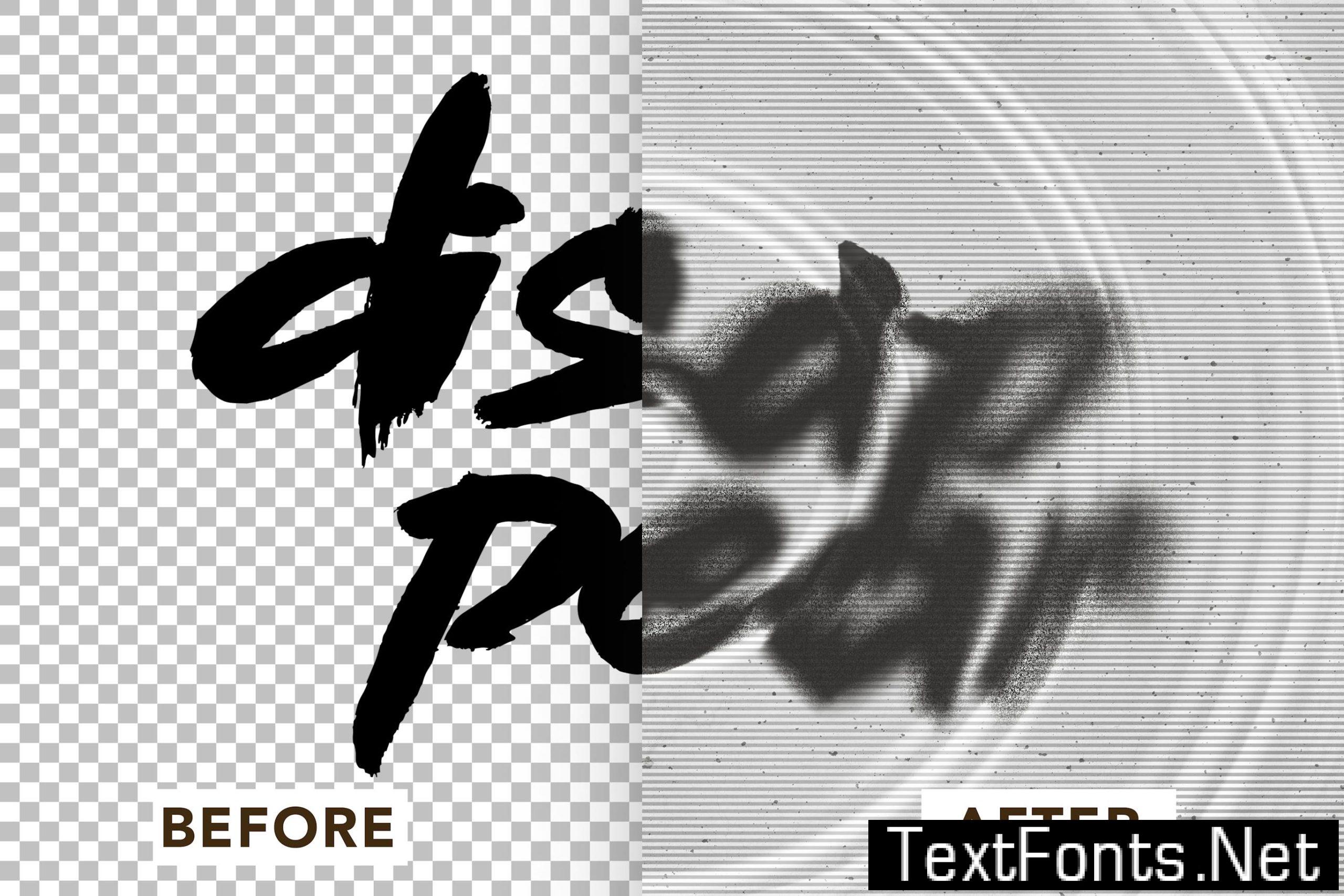 Liquify Distorted Text Effect KUPJ7ME