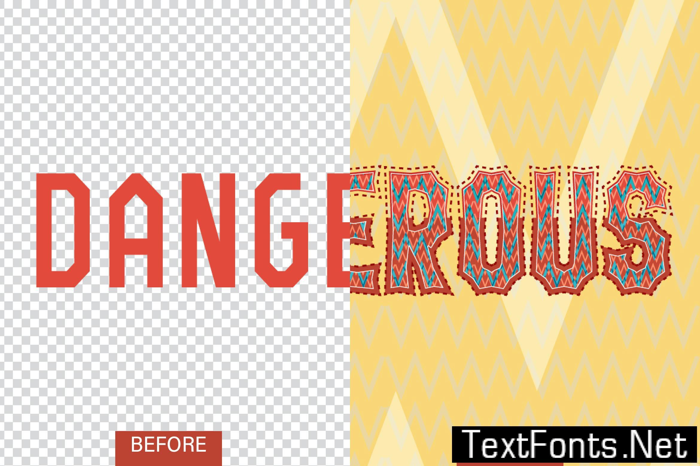 Fabric With Caro Pattern Text Effect HEJ6FC3