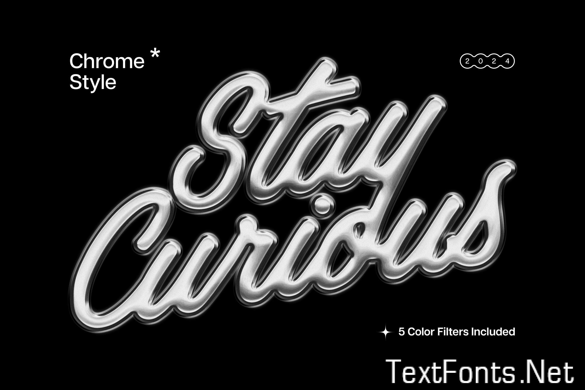 Metal Chrome Text Effect EXL778Y