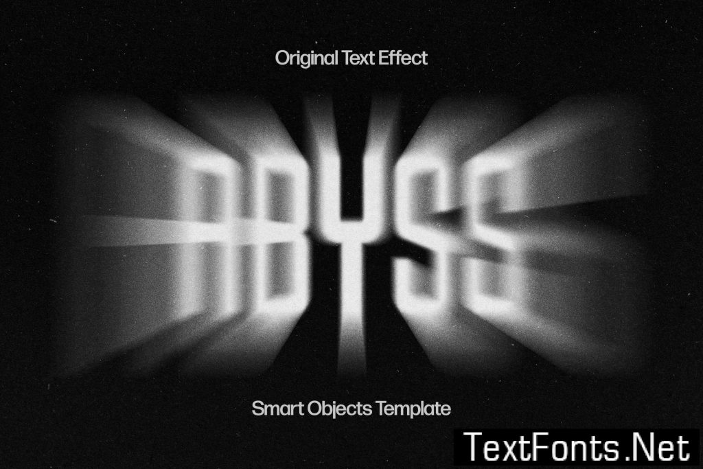 Blurry Impending Text Effect 4T32DCX