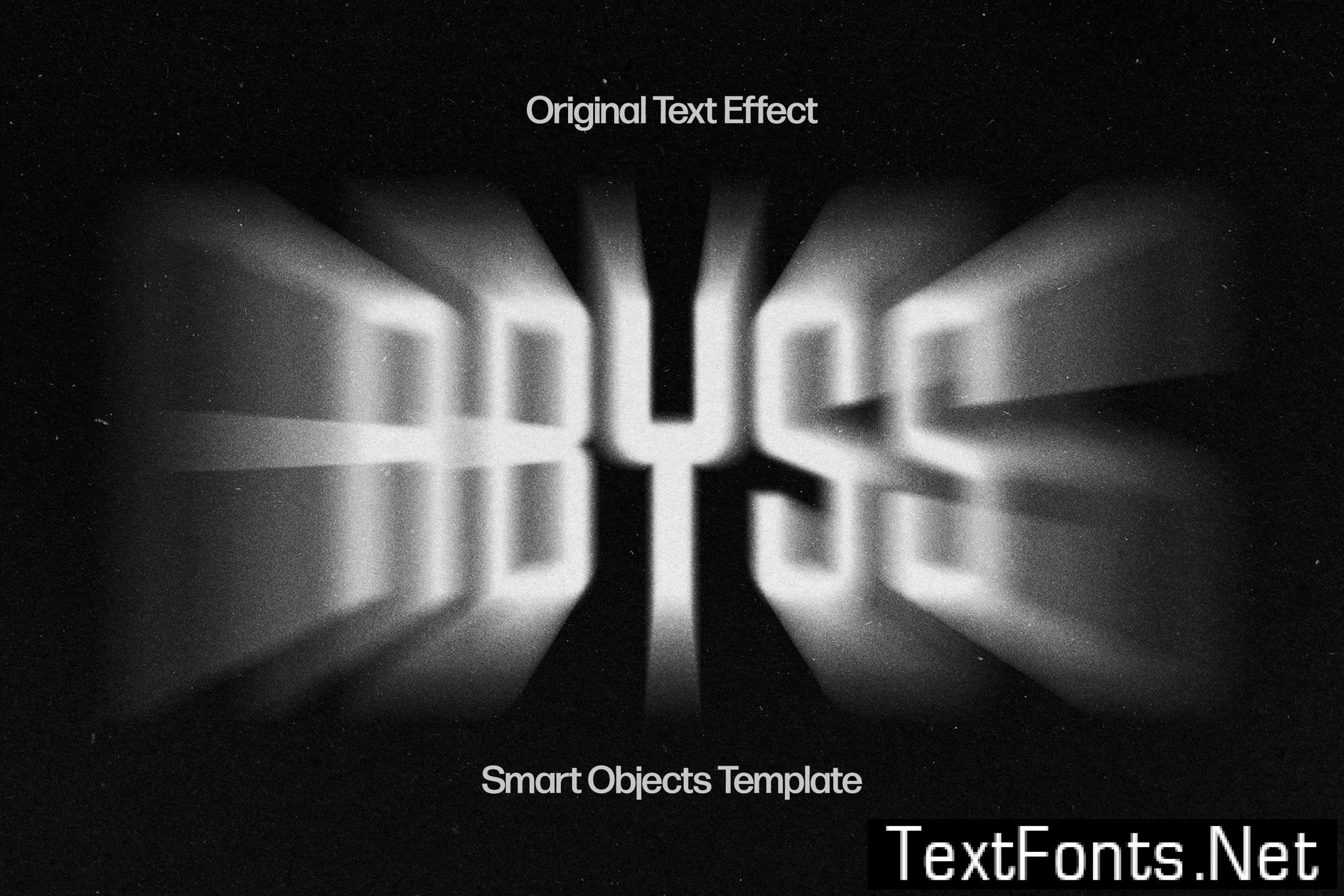Blurry Impending Text Effect 4T32DCX