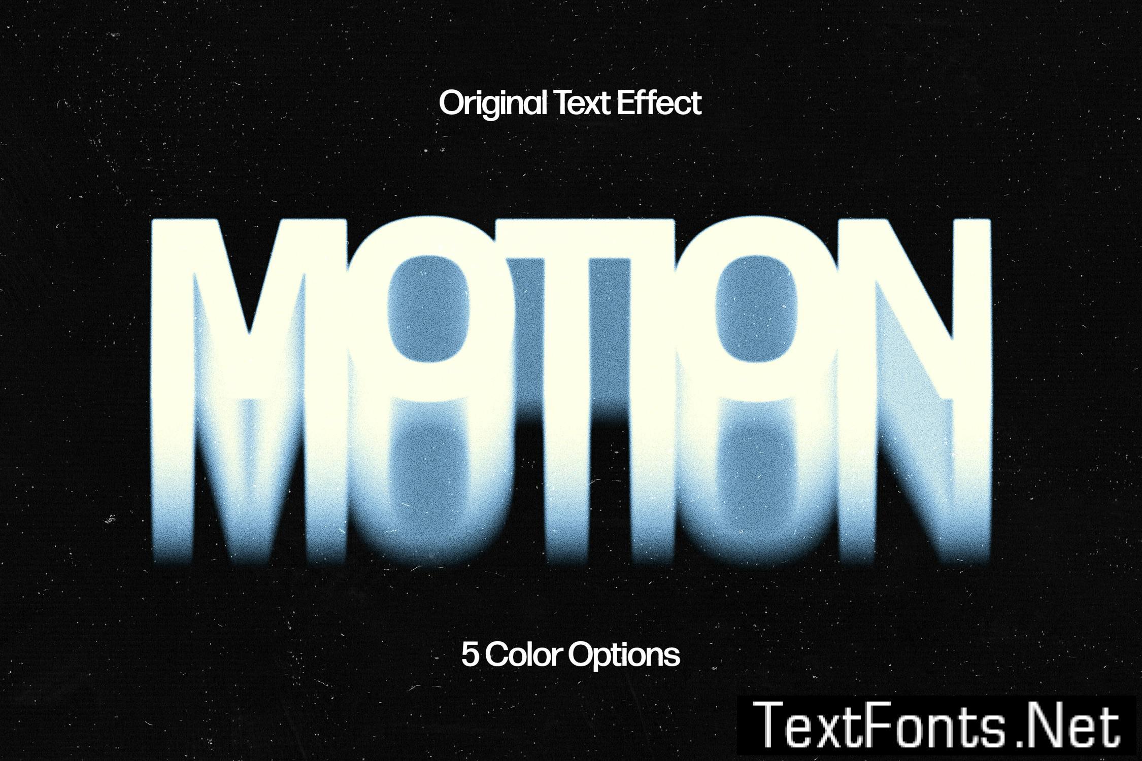 Motion Blur Melting Text Effect AR6YC5J