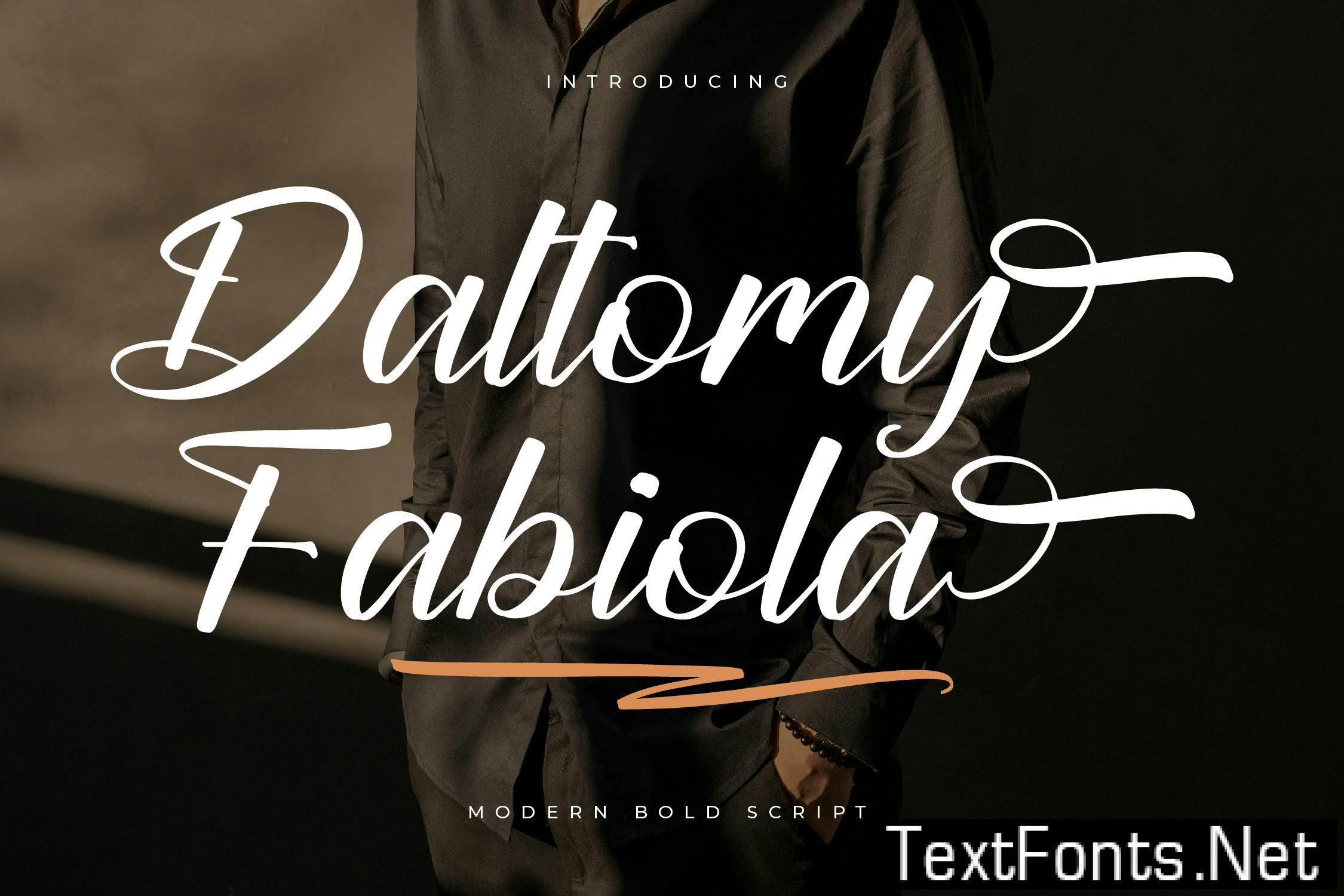 Daltomy Fabiola Modern Bold Script 4R6PCBW