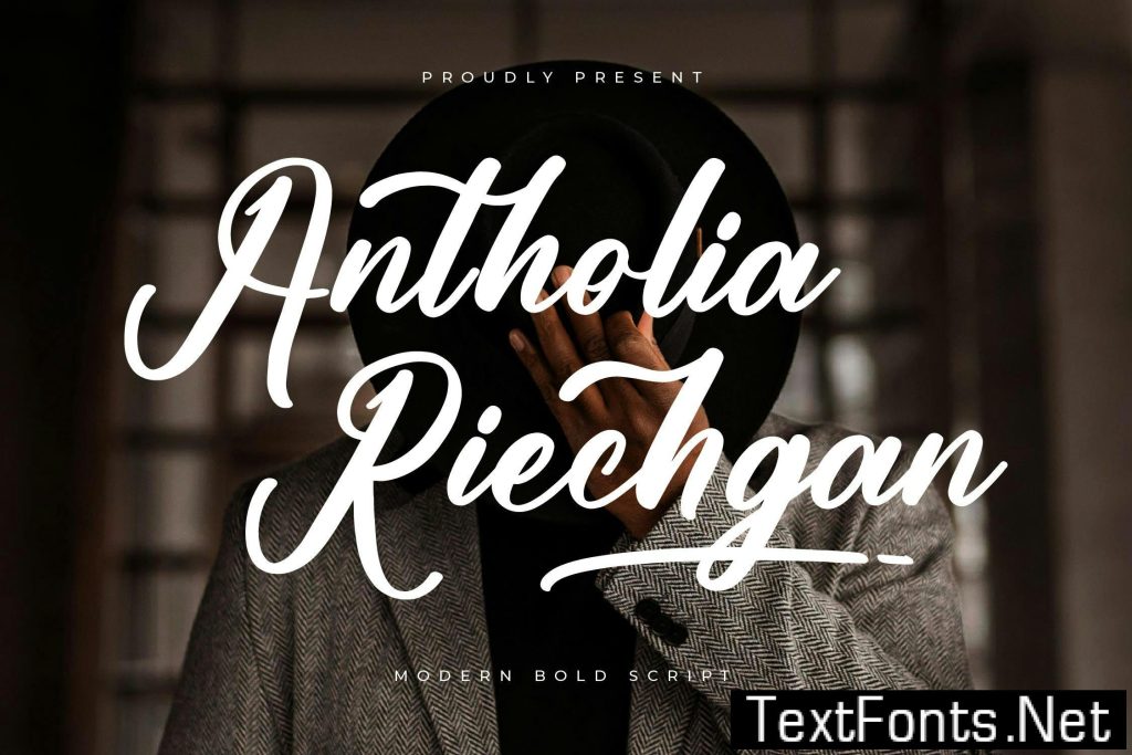 Antholia Riechgan Modern Bold Script NPYAPVE