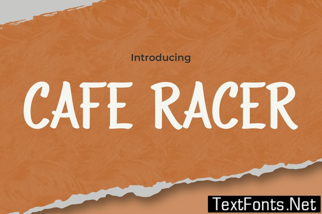 Cafe Racer – Retro Script Font DSZ4GK6