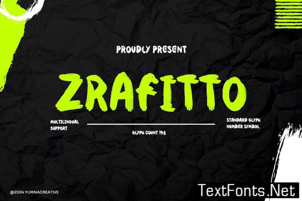 Zrafitto – Brush Handwritten Font SSCETWX