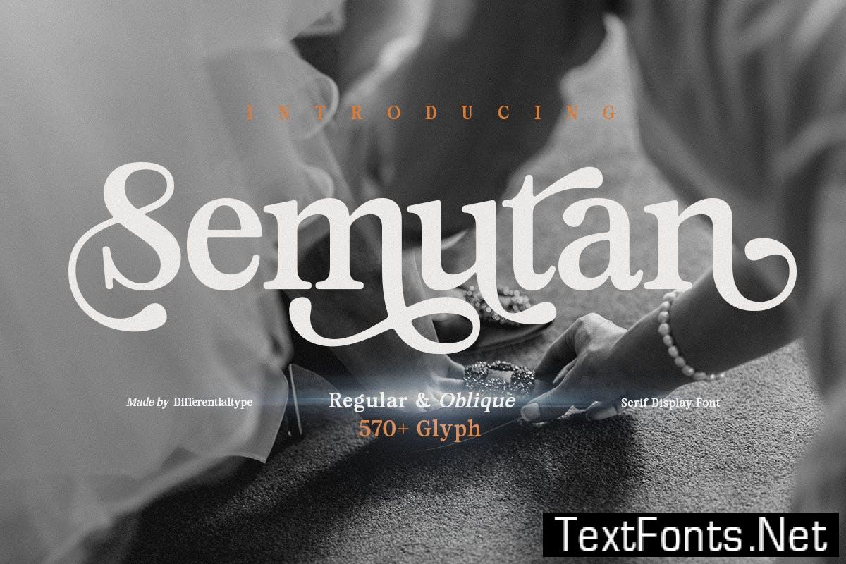 Semutan – Serif Display Font N9ZR5FK