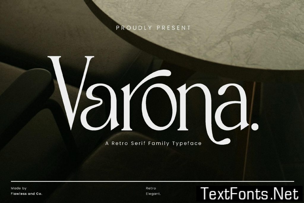 Varona – Retro Serif Family Font TH4GMJ3