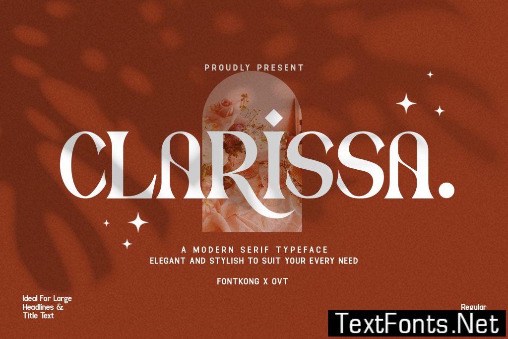 Clarissa – Modern Serif Typeface 4RWV2V9