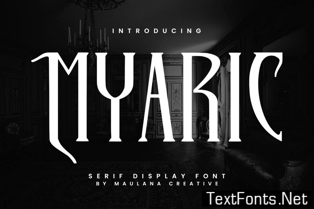 Myaric Serif Display Font 22LHUS9