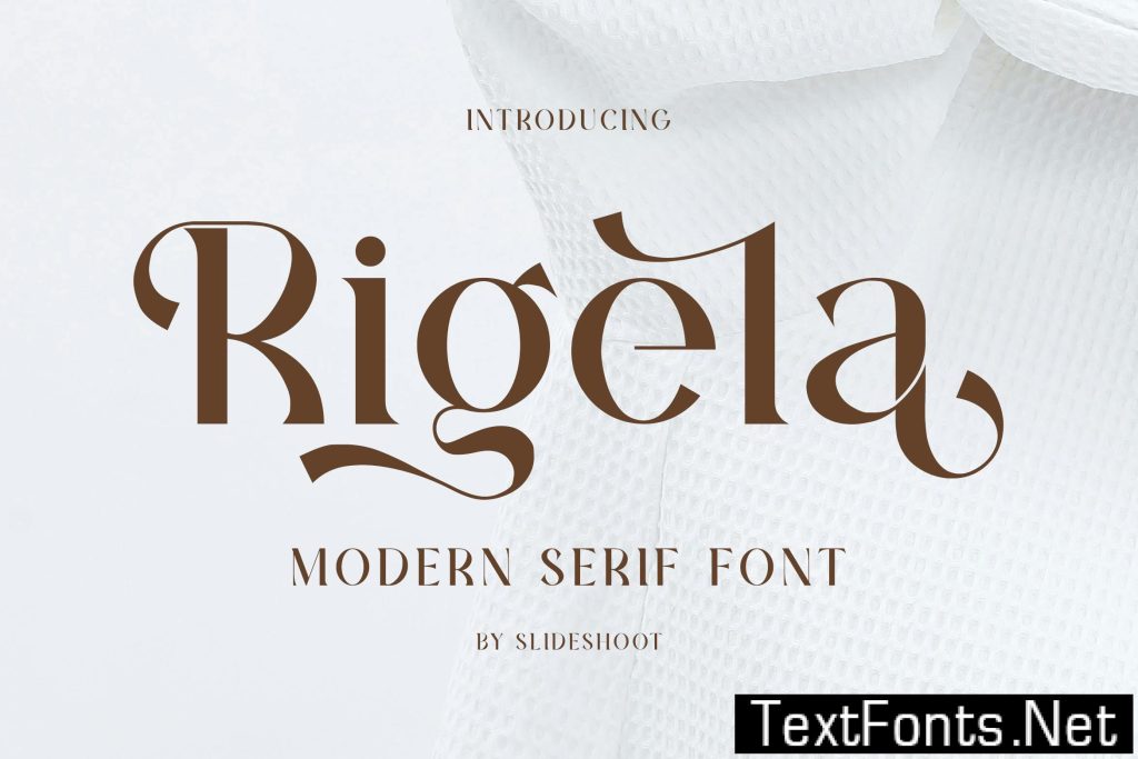 Rigela – Modern Serif Font TPWMFWA