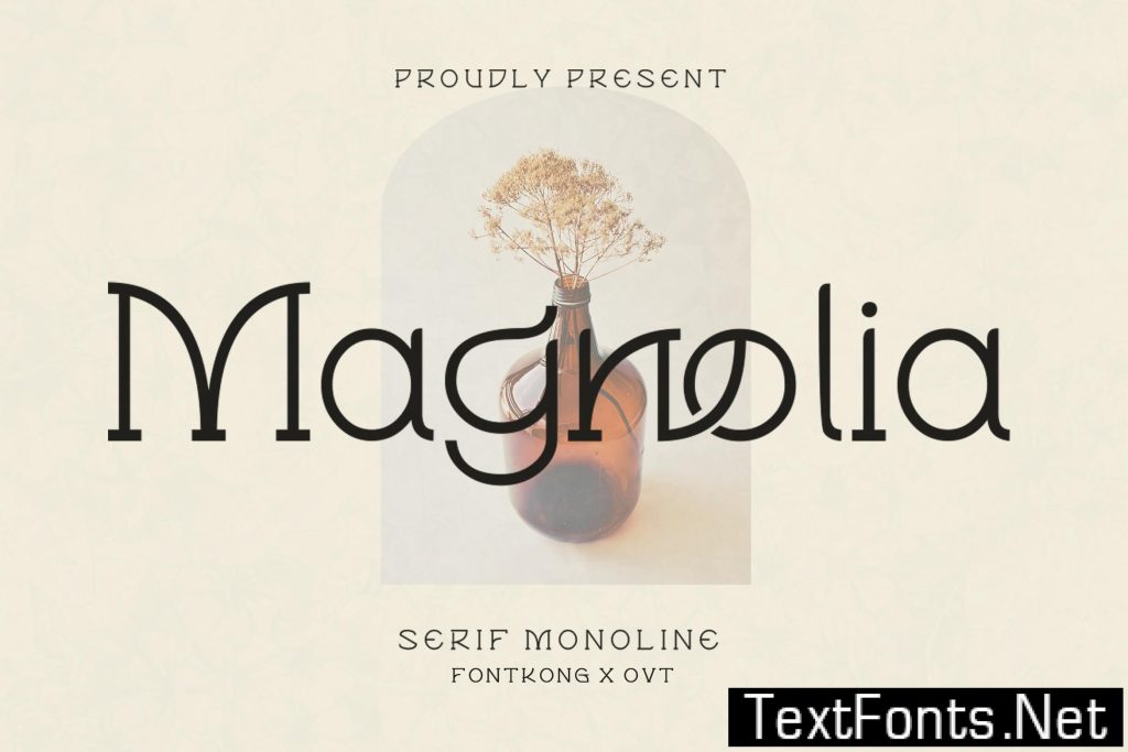 Magnolia – Serif Font Monoline NHA7T6P