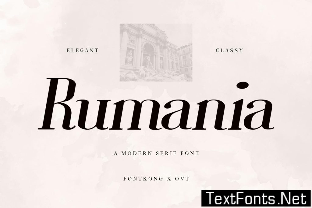 Rumania – Modern Serif Font L45D7QY