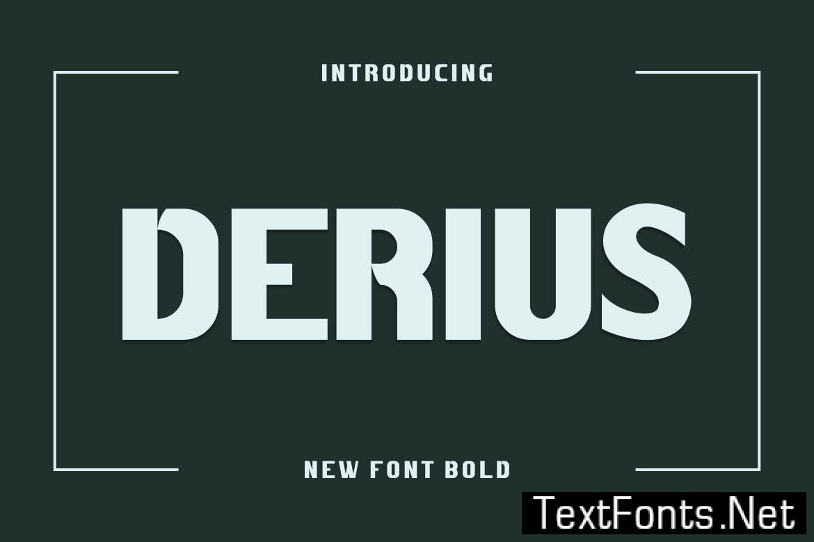 Derius Font L3X3569
