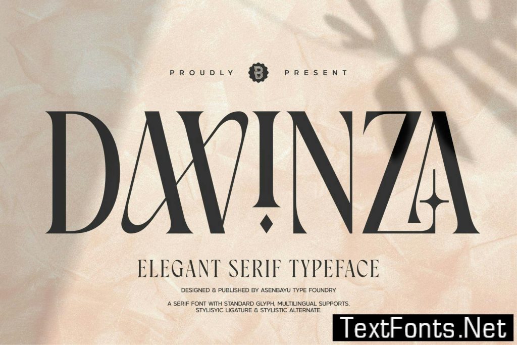 Davinza – Elegant Serif Font 35PETKY
