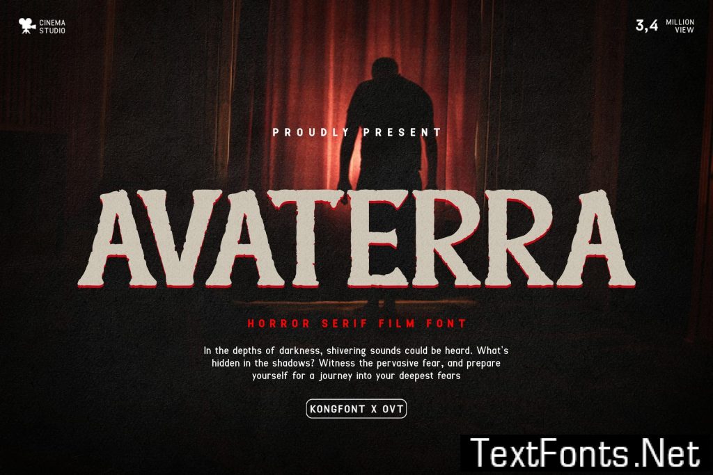 Avaterra – Horror Serif Film Font WJ3MCV9