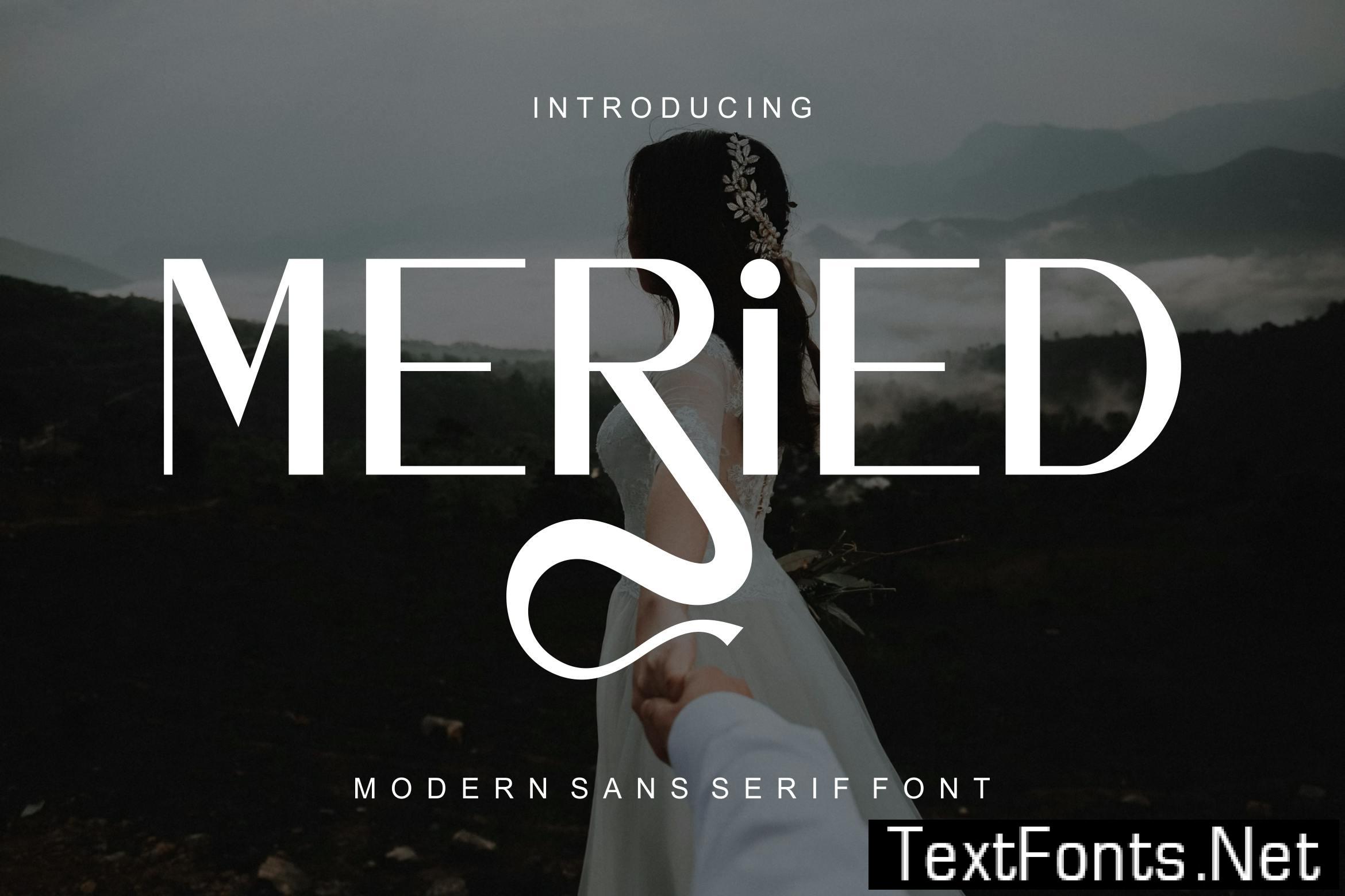 Meried – Modern San Serif Font RXZ6BUD