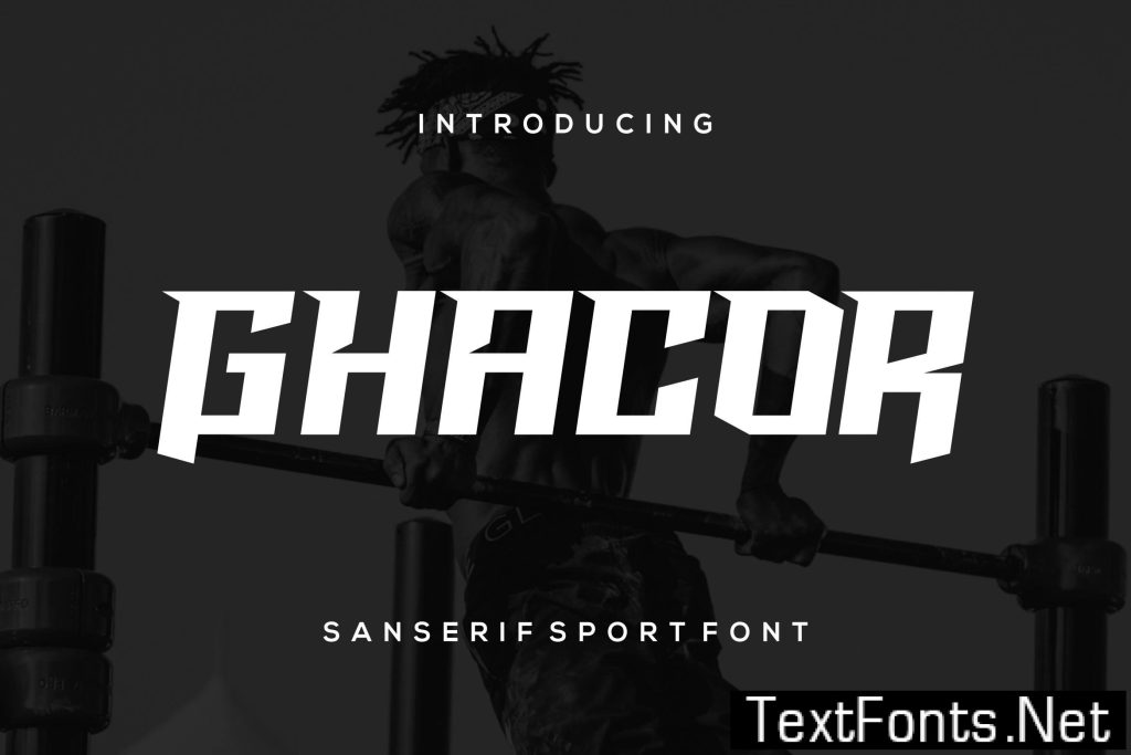 Ghacor – San Serif Sport Font VJ6Q3SQ