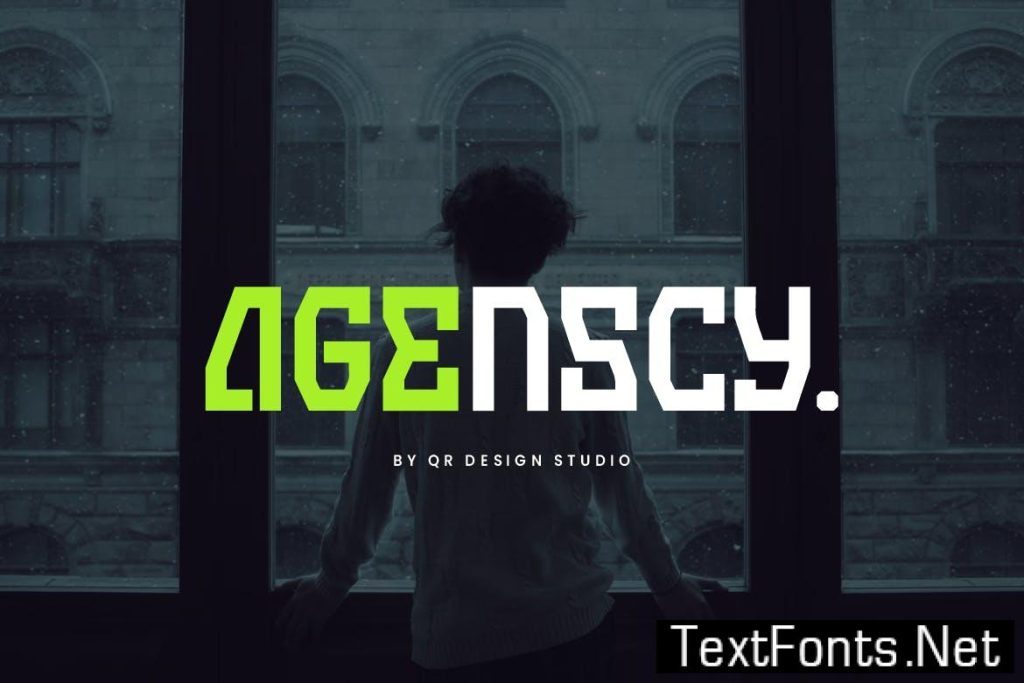 Agenscy – Digital & Futuristic Font MG9CTKF