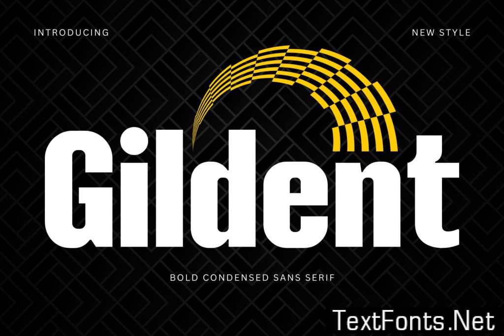 Gildent – Bold Condensed Sans Serif S623JWP