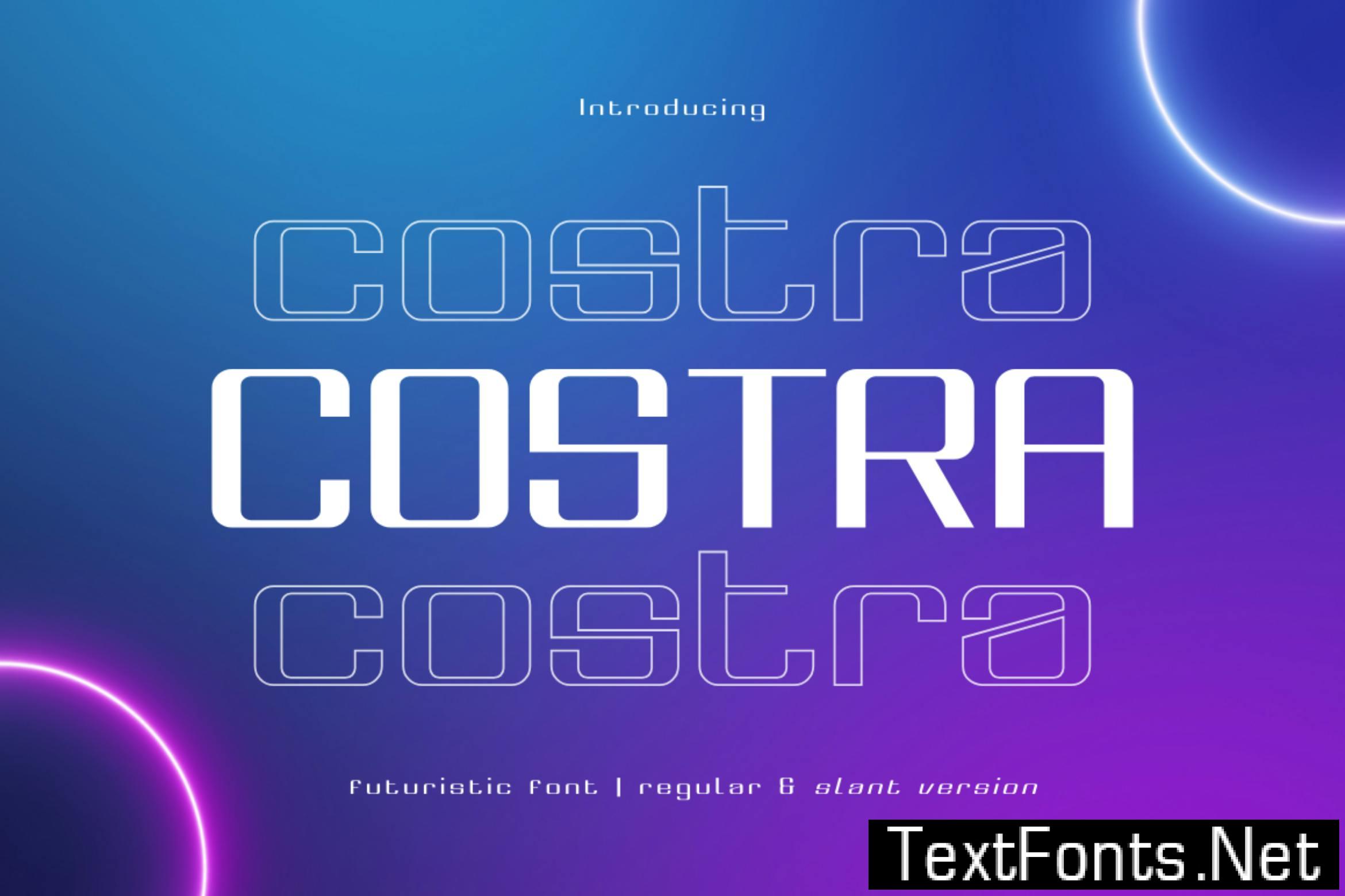 Costra – Y2k Futuristic Font XW8V2QL