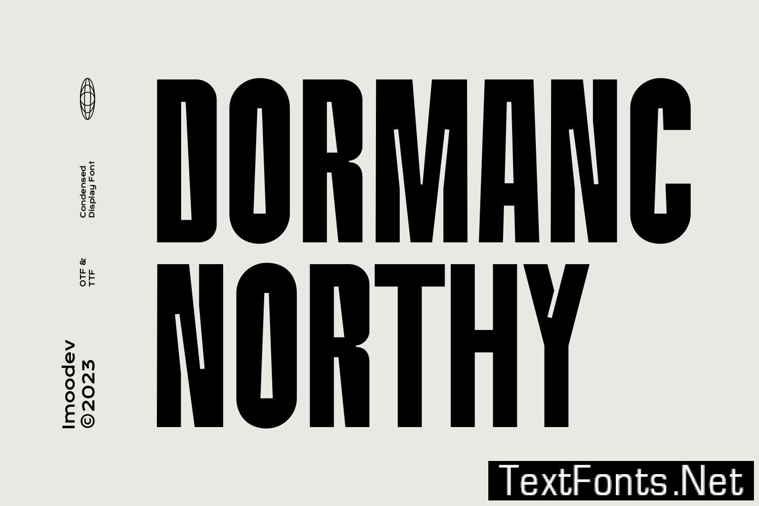 Dormanc Northy – Modern Sans Display Font DMK8NBJ