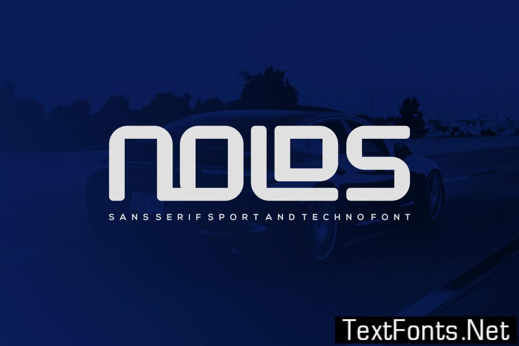 Nolds – Sans Serif Sport And Techno Font 86UPZ33