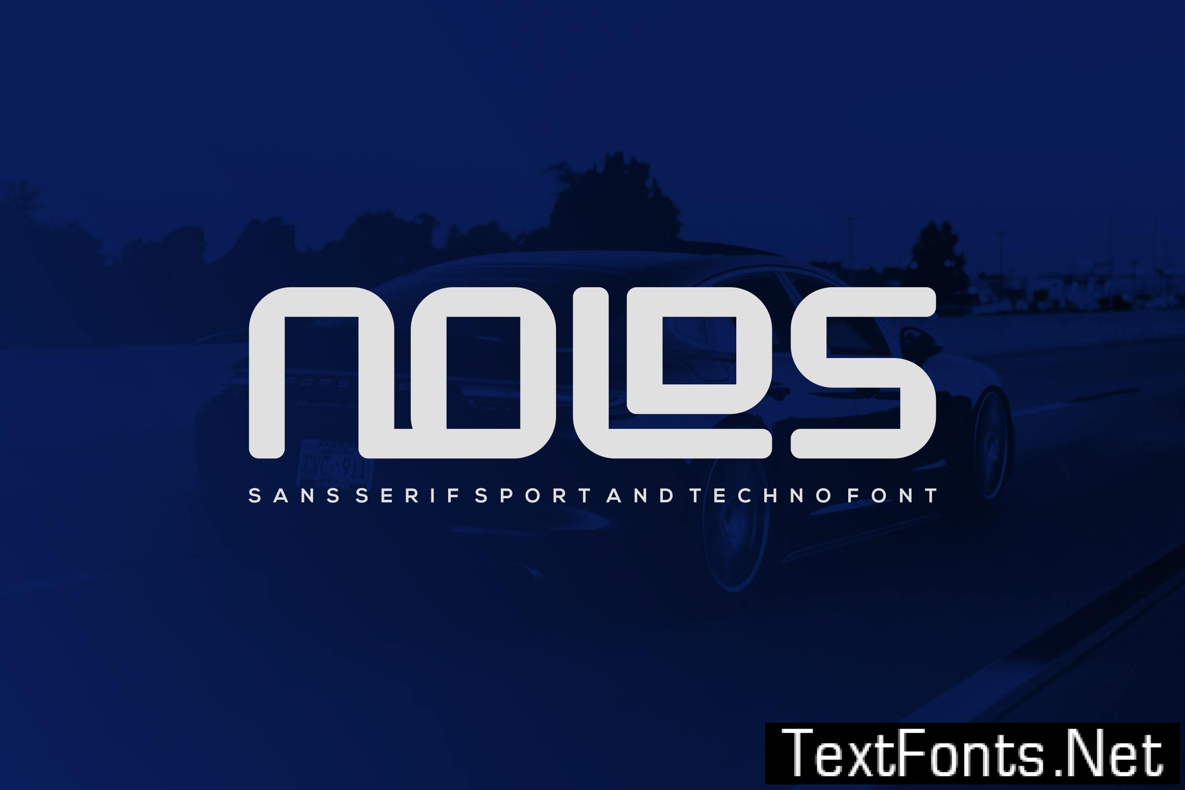 Nolds – Sans Serif Sport And Techno Font 86UPZ33