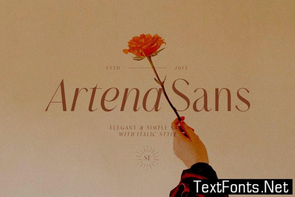 Artena – Chic Sans with Italic 4UVBX8Y