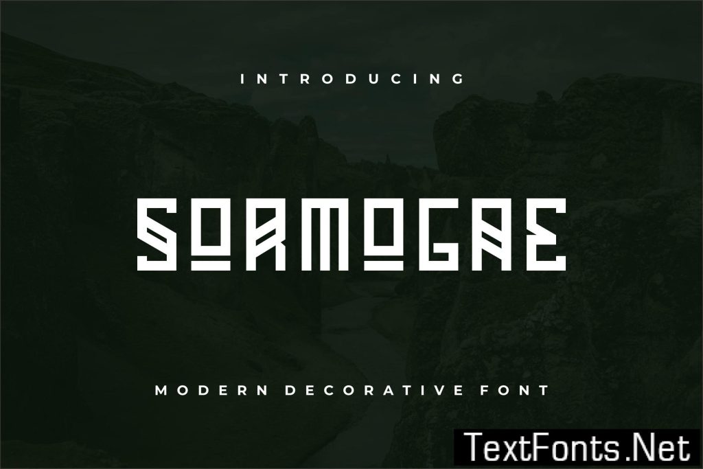 Sormogae Font SFVGF4P