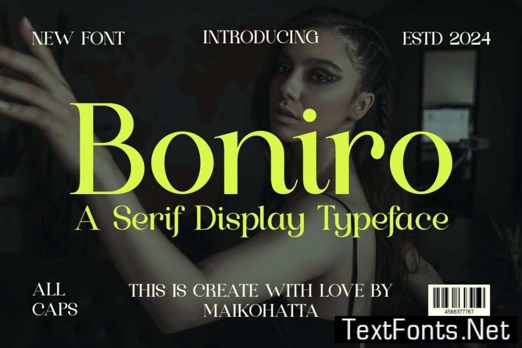 Boniro – Serif Display Typeface 6ZUW56T