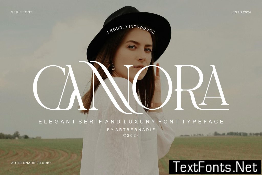 Cannora – Elegant Serif And Luxury Font Typeface AAUKRLL