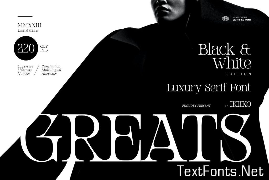 Greats – Luxury Serif Font CSSDNMU